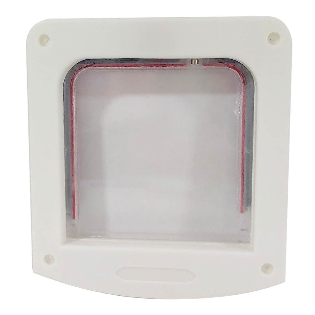 Markapet 4 Yolu Kedi köpek Kapısı 22x20x3 cm ( PVC + Ahşap )