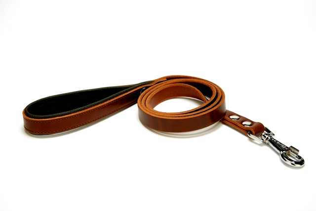 Doggie Softlu Deri Köpek Gezdirme Kayışı 2 cm*120 cm Kahverengi