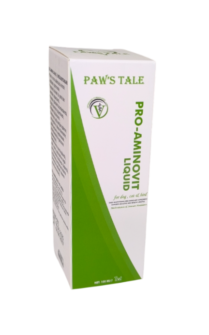 Paws Tale Pro-Aminovit Kedi Köpek Kuş Vitamin + Aminoasit Sıvı Takviye 100 ml