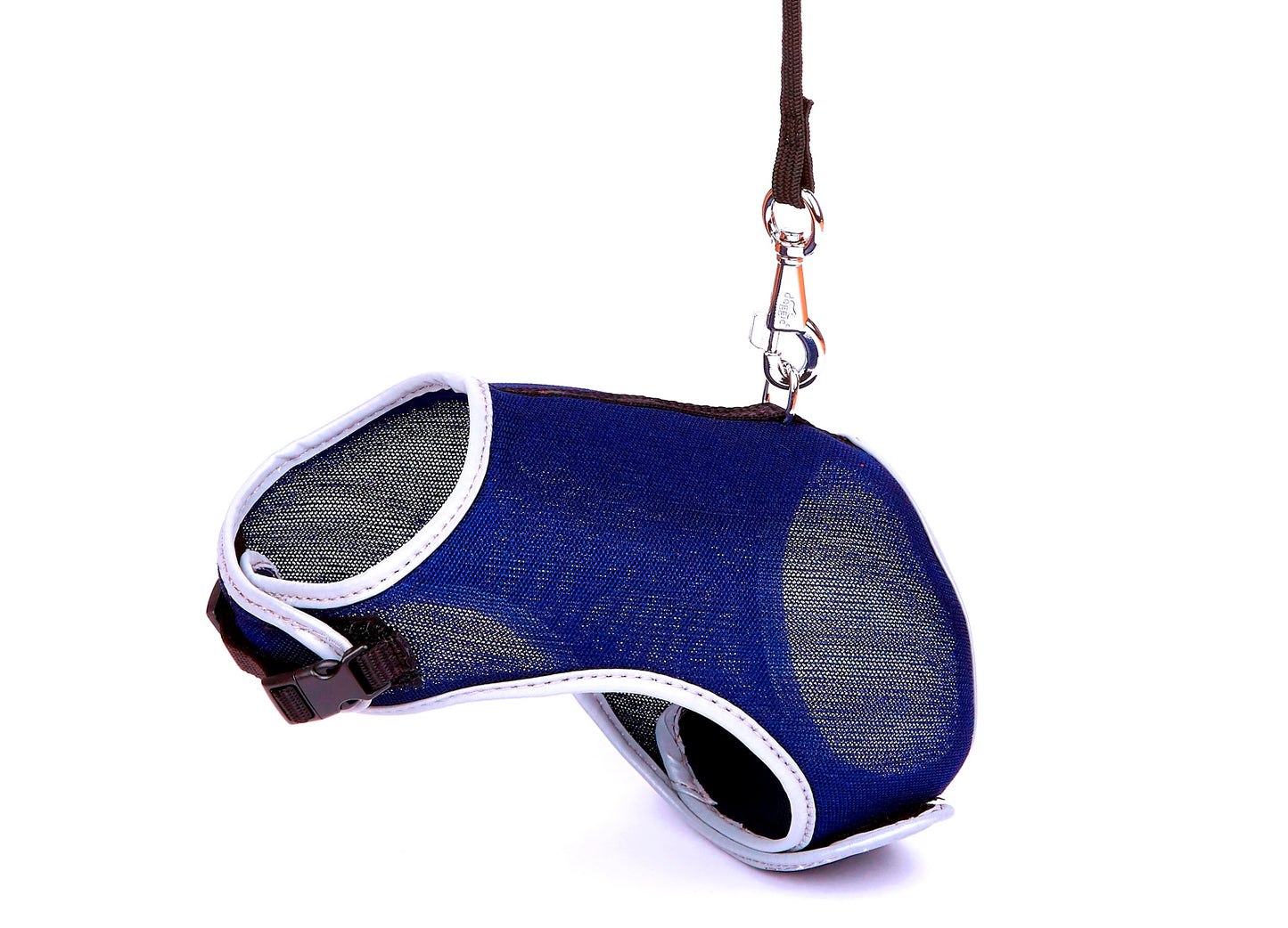 Doggie Havalı Ped Göğüs Tasma Seti Mavi 25*30 cm + 110 cm