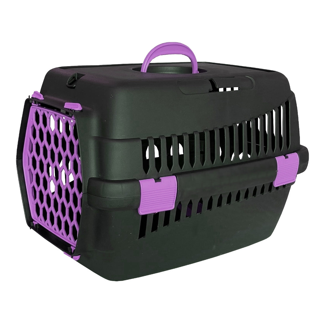 Markapet Lüx Kedi Köpek Taşıma Çantası 32 X 48 X 32 cm Mor Siyah