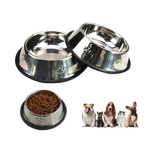 Markapet Pati Desenli Çelik Mama ve Su Kabı 8 Oz 250 ml 15 cm