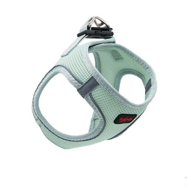 Tailpetz Air Mesh Köpek Göğüs Tasması 3XSmall 24-28 cm Gri Moon