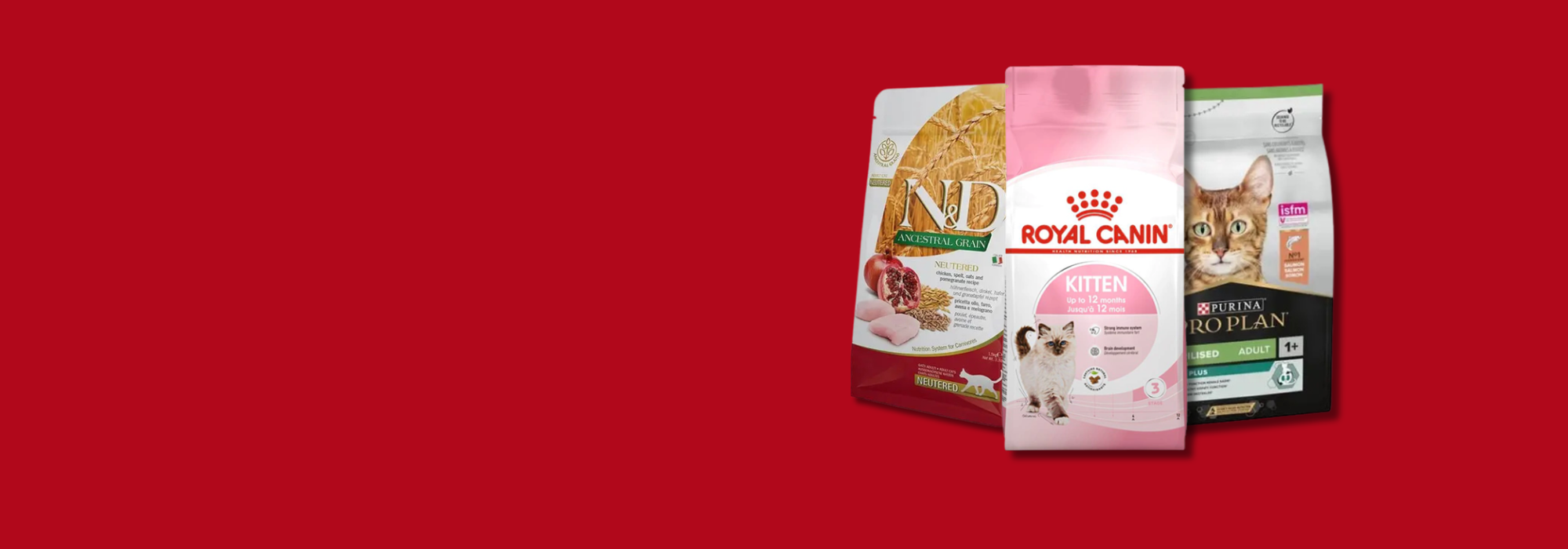 Kampanyalı kedi mamaları banner
