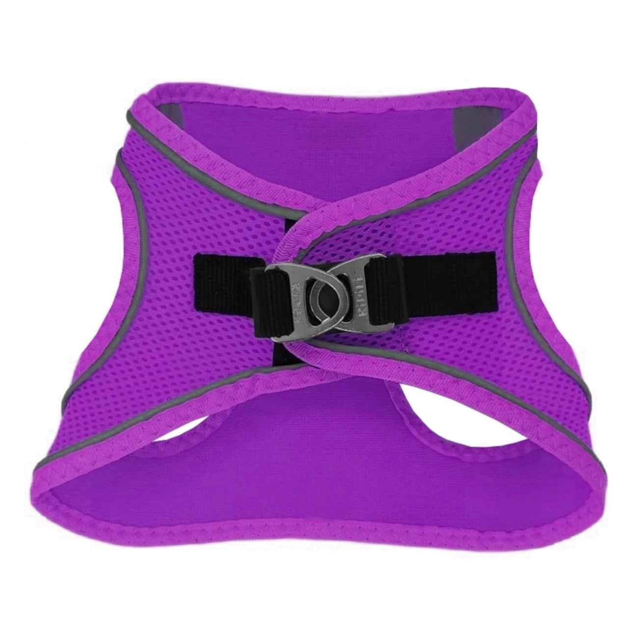 Üç Kilitli Sportif Kedi Köpek Göğüs Tasması 28-34 cm X-Small Mor