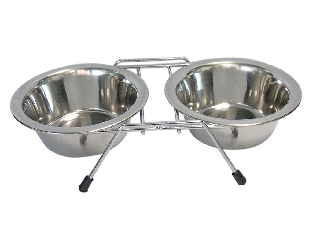 Tommy Ayaklı İkili Köpek Mama Su Kabı 3500 + 3500 ml