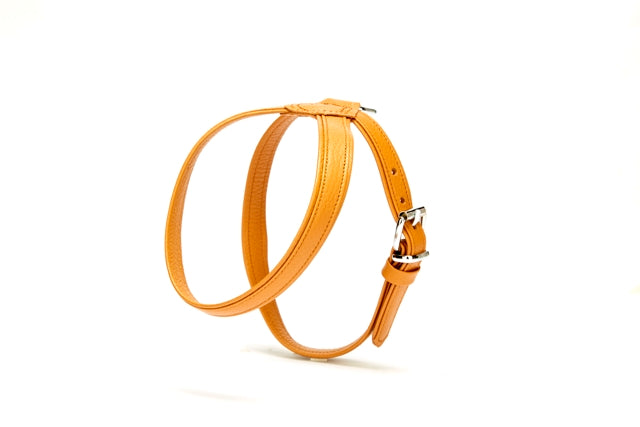 Doggie Flotter El Yapımı Deri Köpek Göğüs Tasması 2 x 42 -55 cm Kamel