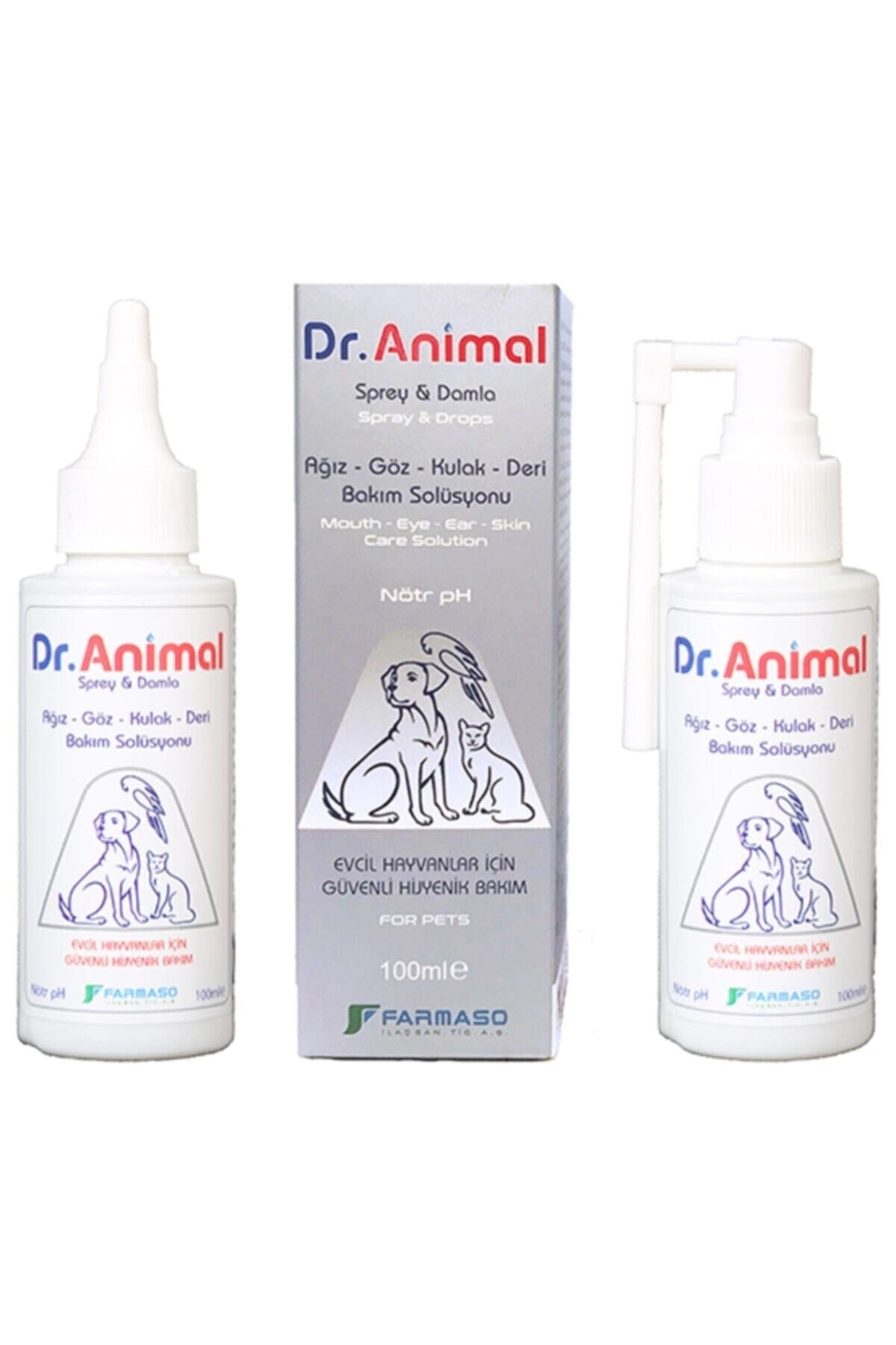 Dr. Animal Yara ve Cilt Bakım Solüsyonu 100 ml