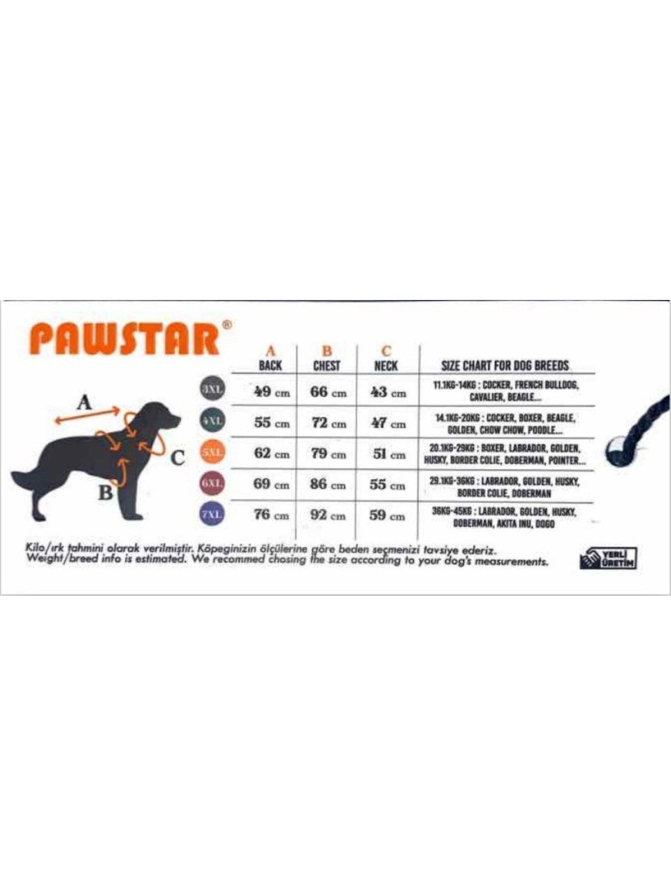 Pawstar Green Shark Büyük T-shirt 3XLarge  43X49X66 CM