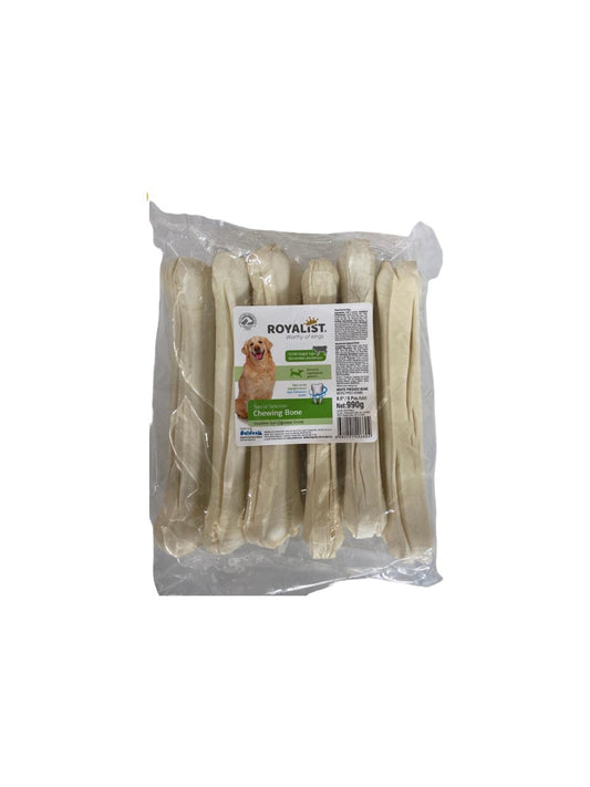 Royalist Beyaz Press Köpek Çiğneme Kemik 8.5'' (22 Cm) 1 Adet XL 165 gr