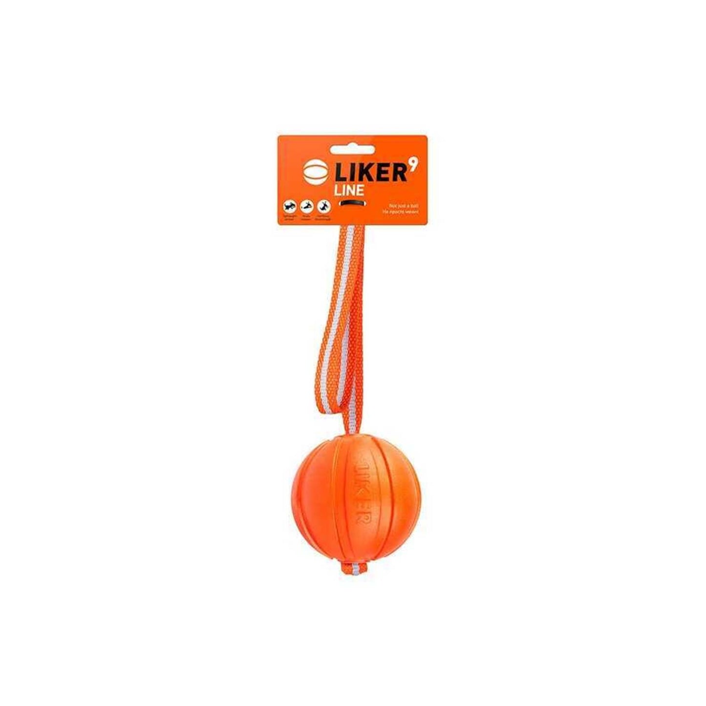 Collar Liker Line 9 Büyük Irk Köpek Oyuncağı 9 Cm Turuncu