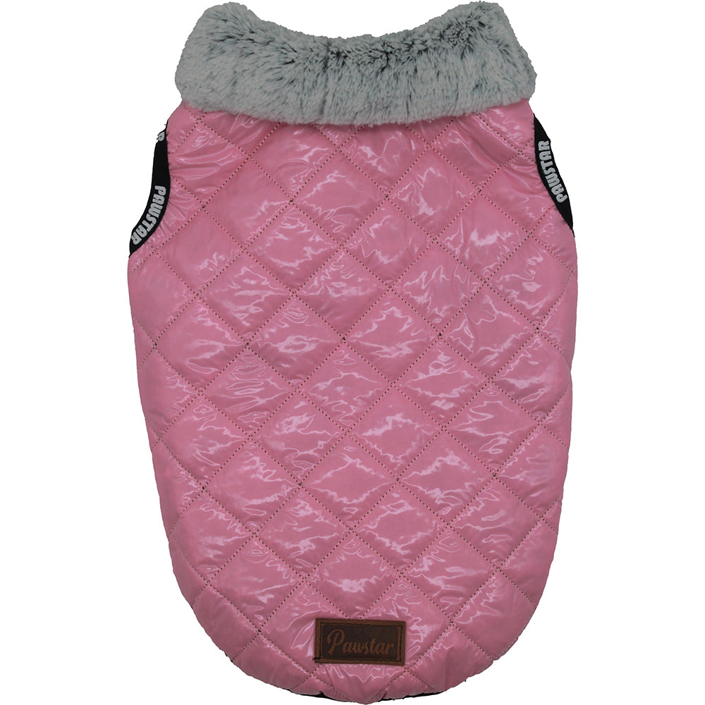Pawstar Moncler Pembe Küçük Irk Köpek Yeleği XLarge 38 Cm