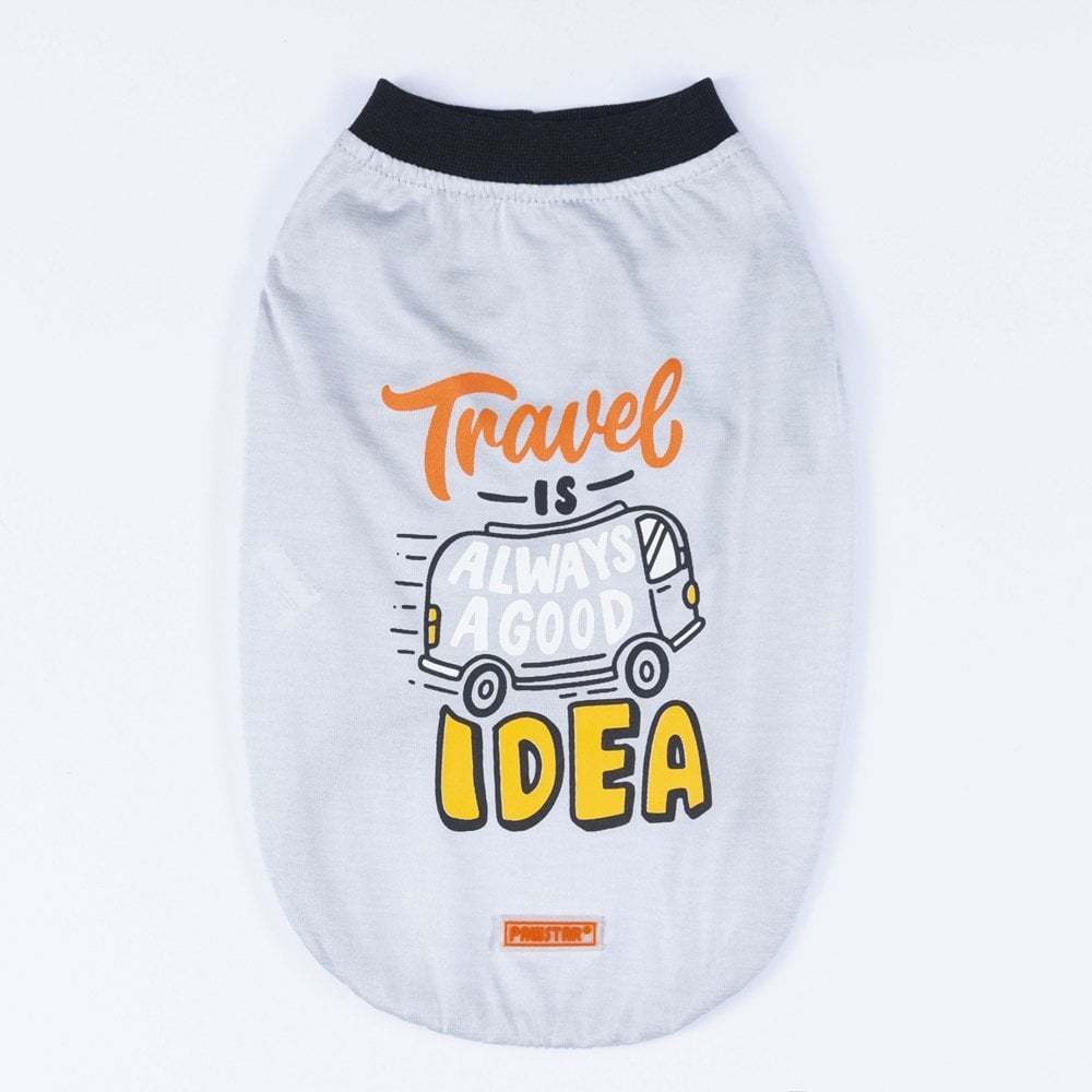 Pawstar Grey Travel Tişört XLarge 34*38*55 cm