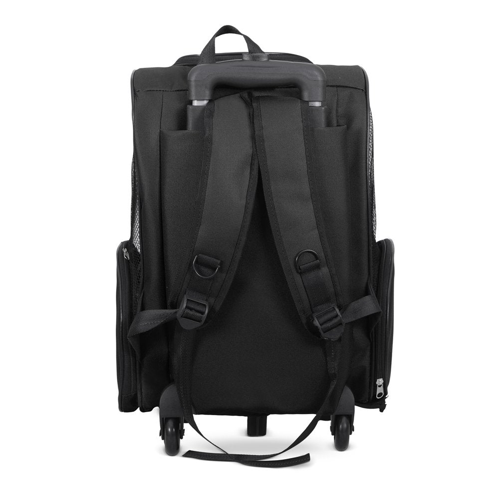 Cattie Portbag Tekerlekli Kedi Köpek Taşıma Çantası 20x30x40 cm Siyah