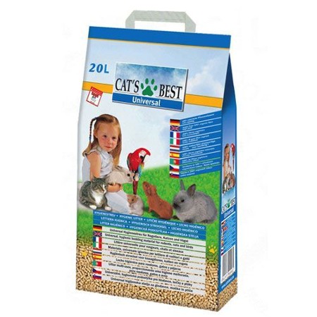 Cats Best Universal Doğal Pellet Kedi - Kemirgen Kumu 20 Lt