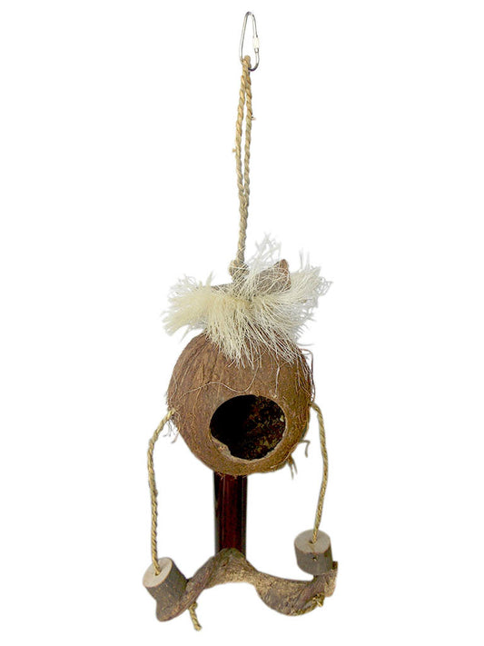 Eastland hindistan cevizli ahşap kuş oyuncağı 17/42 cm