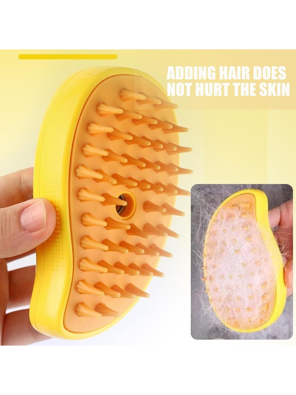 Pet Brush Buharlı Şarjlı Kedi Köpek Yıkama Aparatı