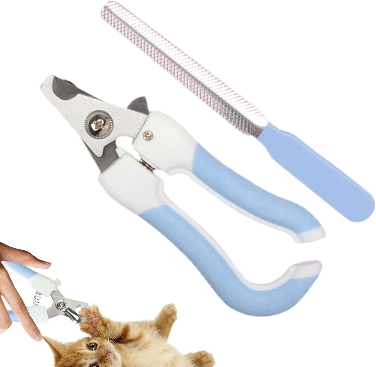 Törpülü Kedi Köpek Tırnak Makası 5,5*14,5 cm Turkuaz