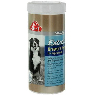 8in1 Excel Büyük Irk Köpek Vitamin Tableti (80'li)