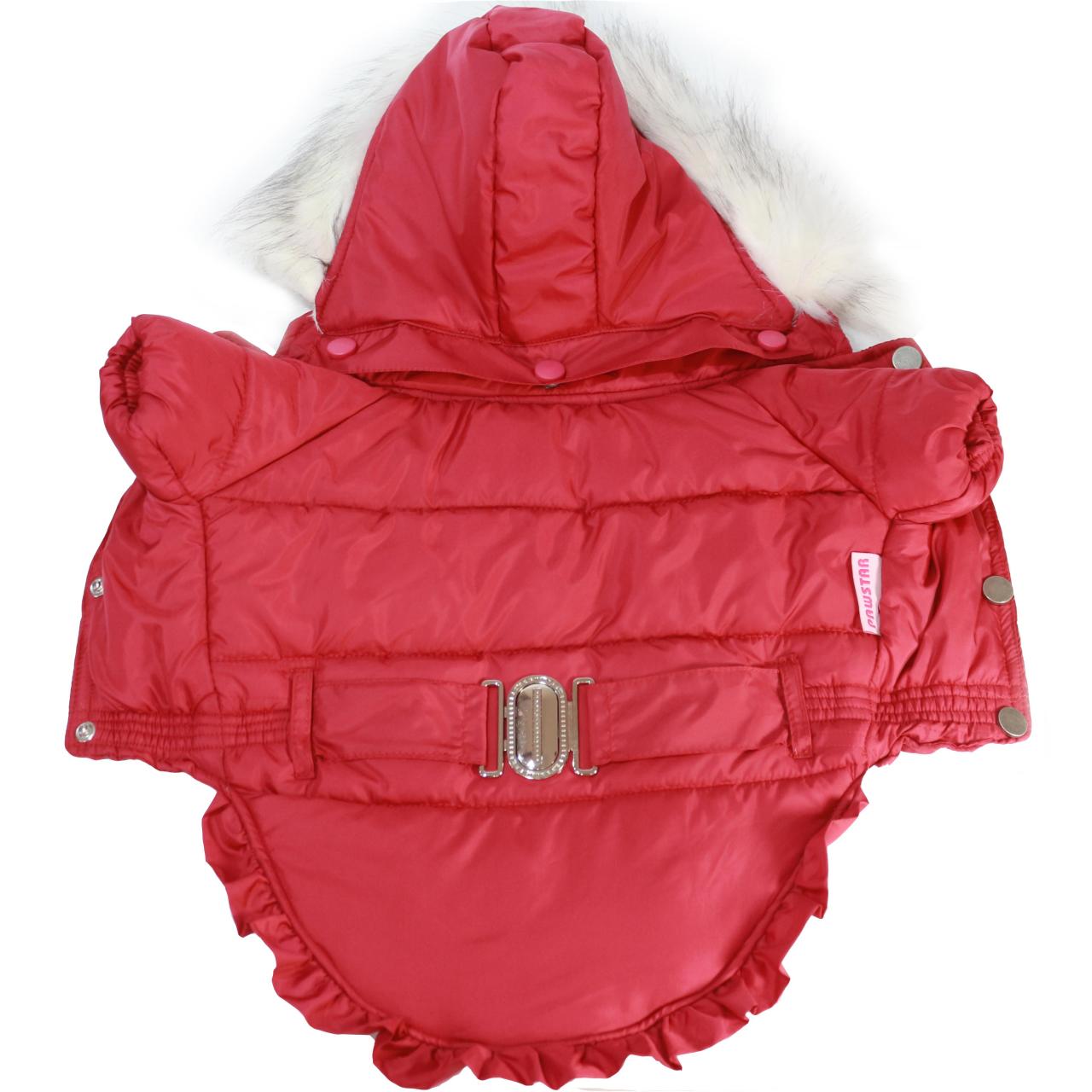 Angel Coat Cherry Küçük Irk Kapşonlu Mont Yağmurluk Medium