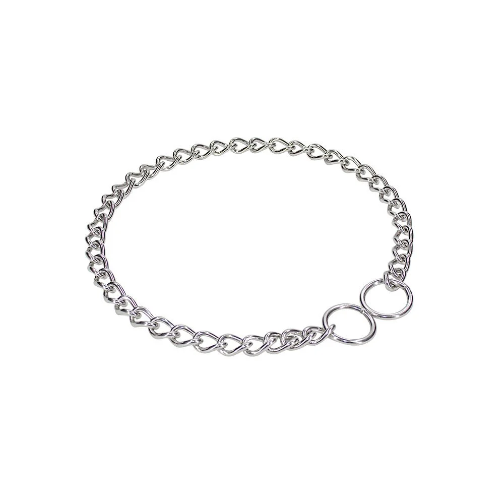Doggie Eğitim Serisi Boğma Zincirli Köpek Boyun Tasması - 3,5x55-55cm - Stainless