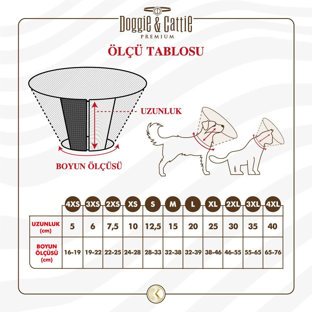 Doggie Comfort Köpek Yakalık 2XL 30x46-55cm