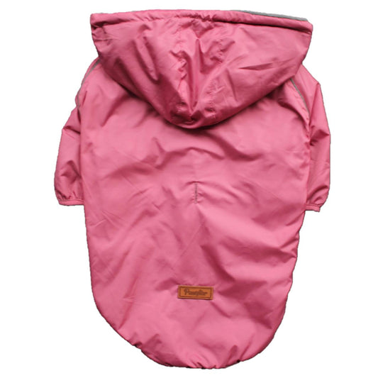 Gül Kurusu Rose Raincoat Mont Büyük Irk Yağmurluk Köpek Kıyafeti 3XL
