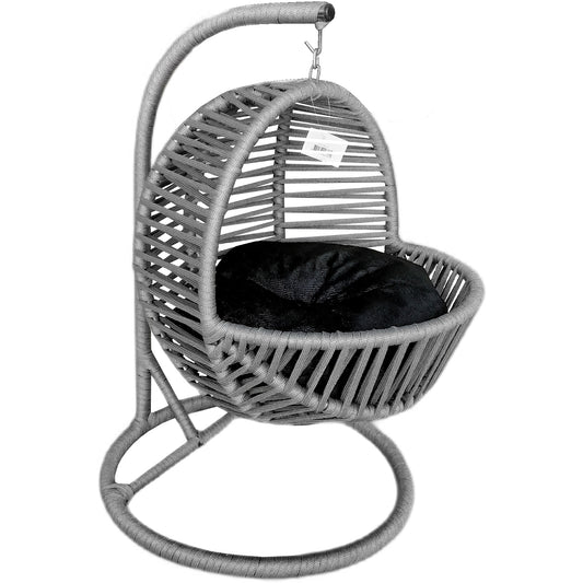 Markapet Kedi Salıncağı Hamak Yatak 43-45-69 cm Gri