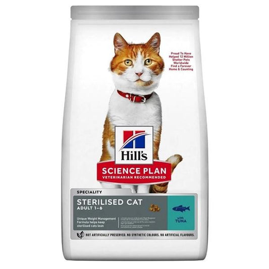 Hills Young Adult Kısırlaştırılmış Kediler Için Ton Balıklı Kedi Maması 1,5 Kg