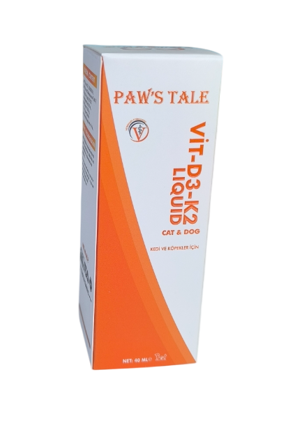 Paws Tale Vitamin D3 - K2 Vitamini Liquid 40 ML