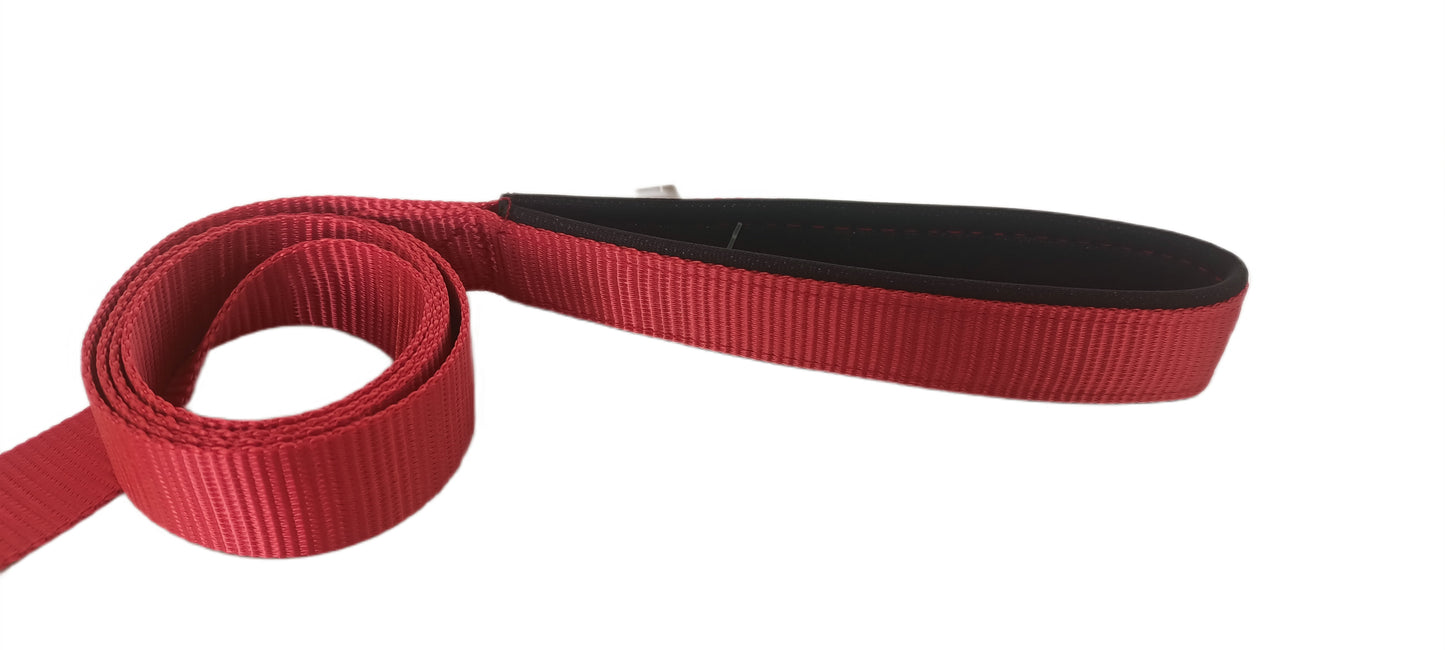 Markapet Köpek Gezdirme Kayışı 2,5 cm x 115 cm Kırmızı
