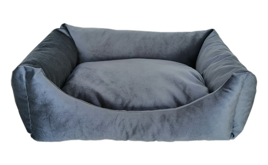 Markapet Tay Tüyü Yumuşak Köpek Yatağı Medium 50*60 cm Jaguar Mavi