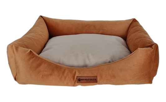 Markapet Tay Tüyü Yumuşak Köpek Yatağı X Large Kahverengi 80*100 cm