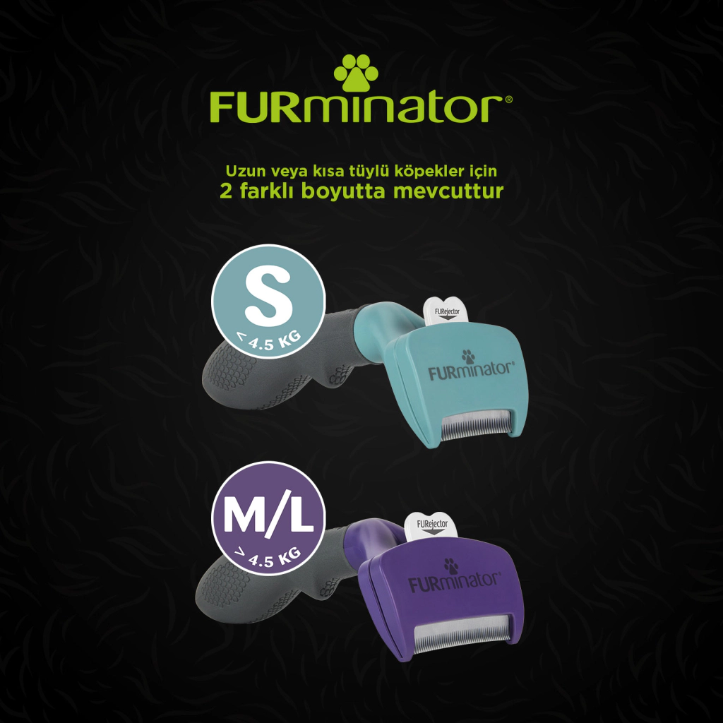 Furminator Uzun Tüylü Long Hair Kedi Tarağı 6,2cm [M/L]