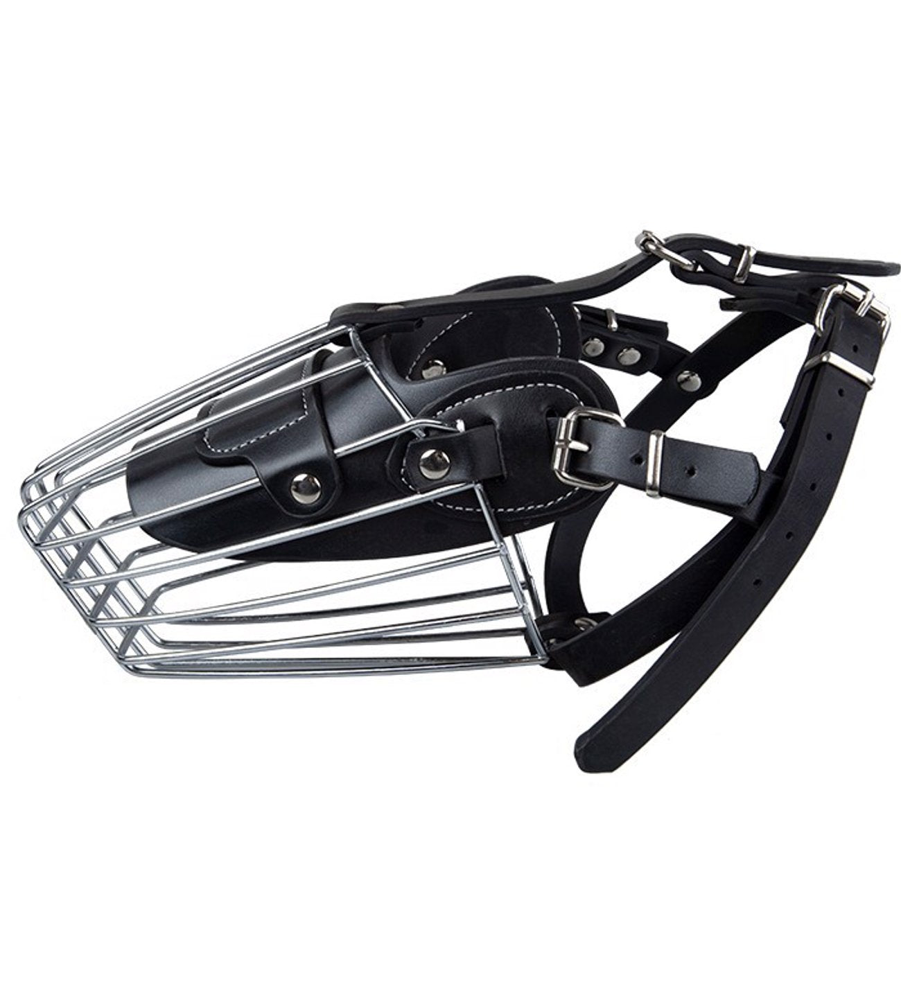 Malineus Metal Köpek Ağızlığı 33 cm Siyah