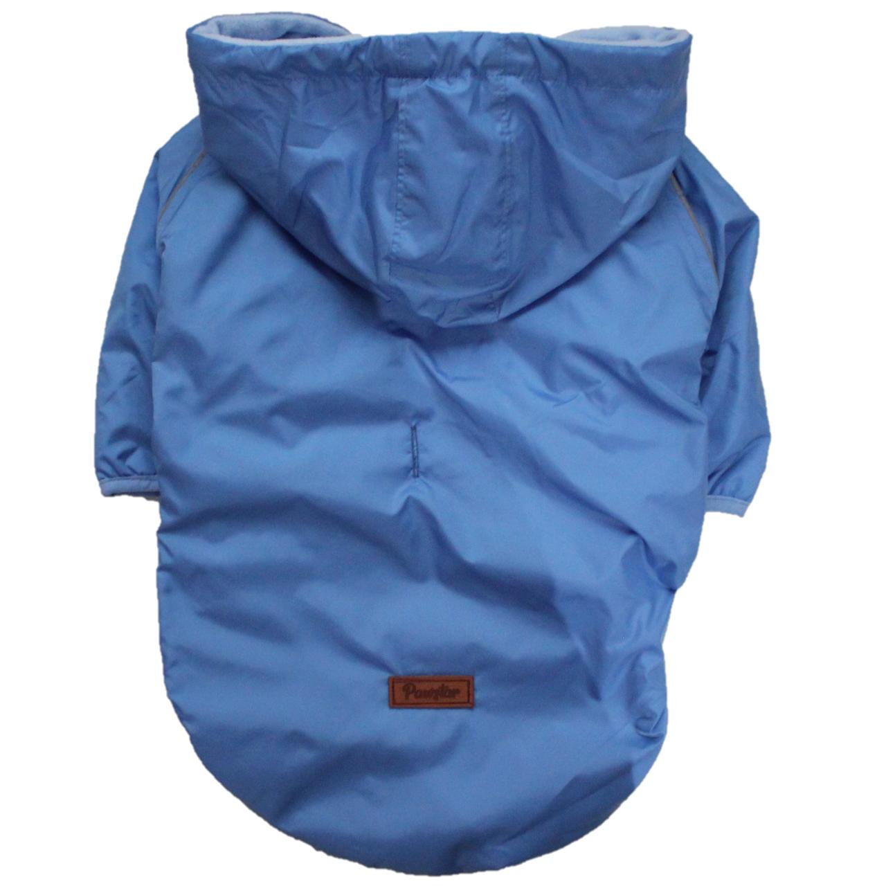 Mavi Blue Raincoat Mont Büyük Irk Yağmurluk Köpek Kıyafeti 4XL