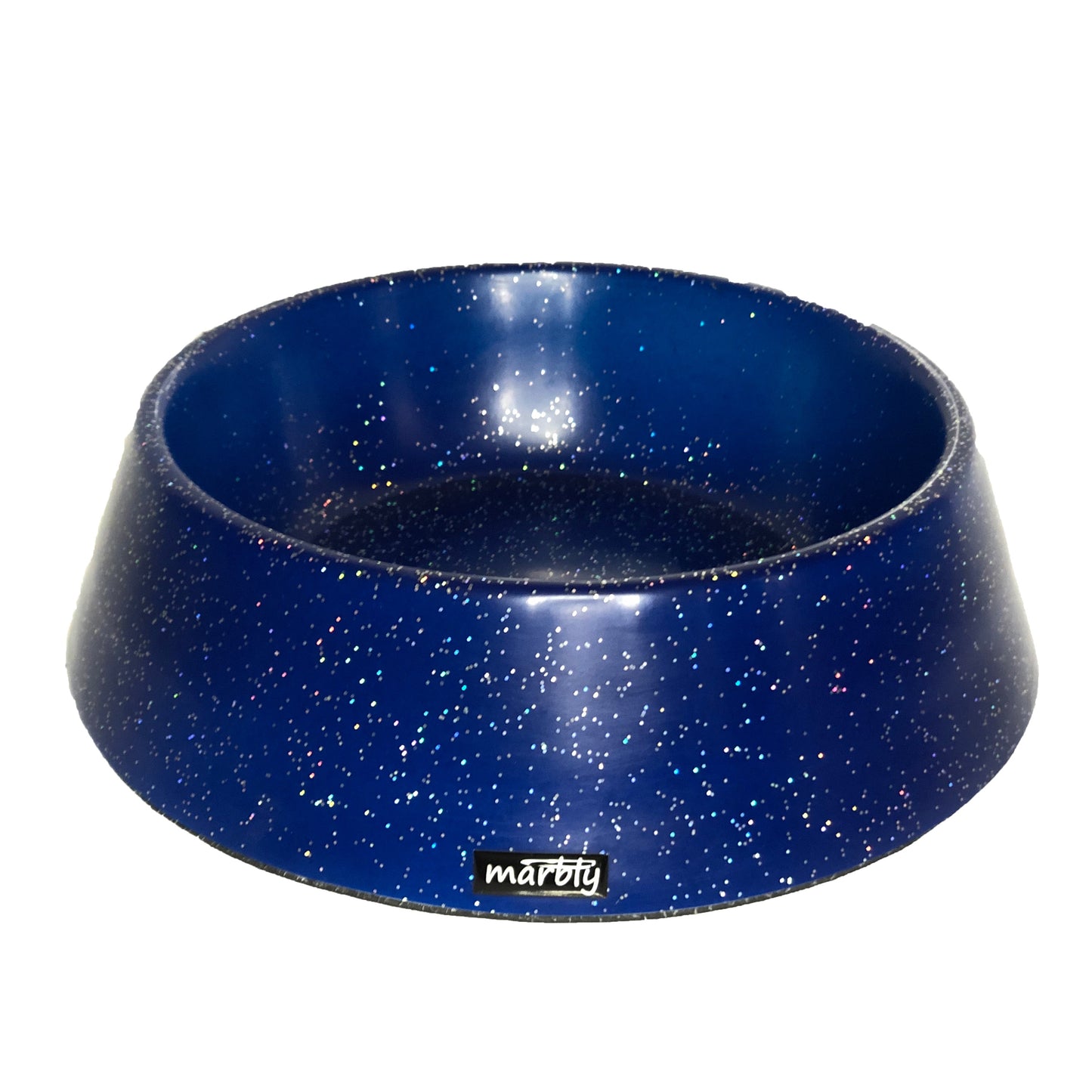 Marbly Mavi Galaxy Mermerit Köpek Mama Su Kabı 1000 ml