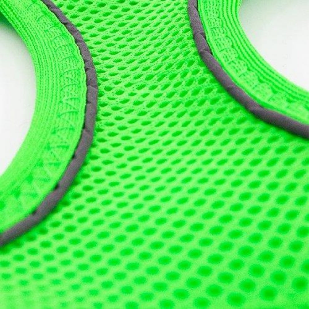 Tailpetz Air Mesh Köpek Göğüs Tasması Small 36x44 cm Neon Yeşil