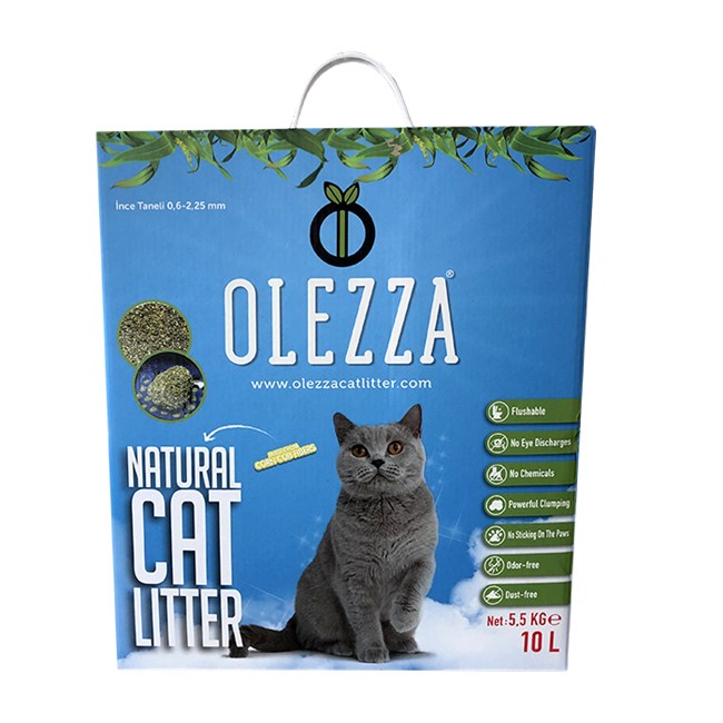 Olezza 10Lt Mısır Koçanı Kedi Kumu (5,5kg)