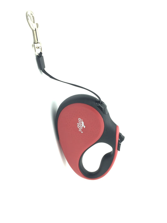 Doggie Soft Seri Otomatik Makaralı Gezdirme Tasması 15 kg / 5 M Kırmızı