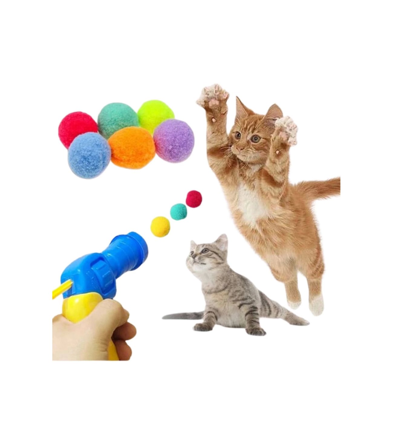 Top Atma Tabancası Peluş 20 Toplu Oyuncak