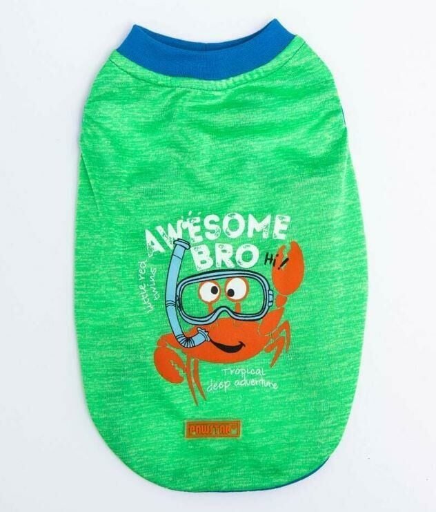 Pawstar Green Crab Tişört XLarge 34*38*55 cm