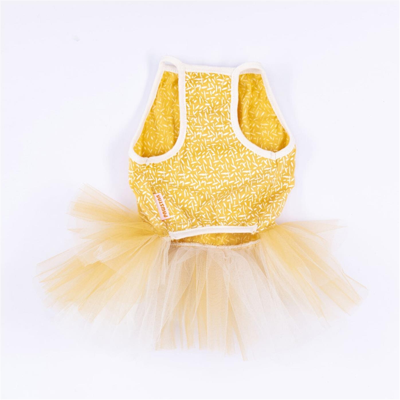 PawStar Yellow Polka-Dot XL 34 x 38 x 55 cm