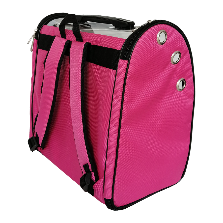 Flipper Kedi Köpek Taşıma Sırt Çantası 23*37*40 cm Pembe
