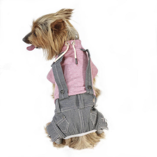 Pink Tricot Romper Köpek Tulumu Kıyafeti  XX Large