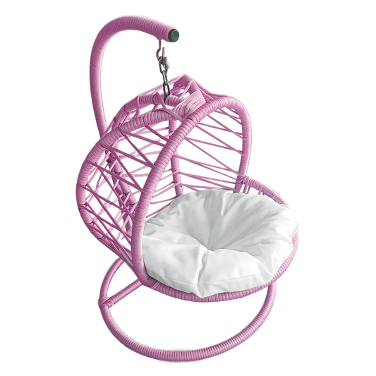 Karamel Pet Kedi Hamağı Minderli Kedi Salıncağı 40*42 cm-62 cm Pembe