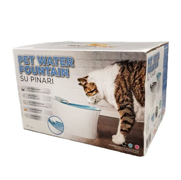 Kedi Köpek Için Otomatik Su Pınarı 2,5 Lt