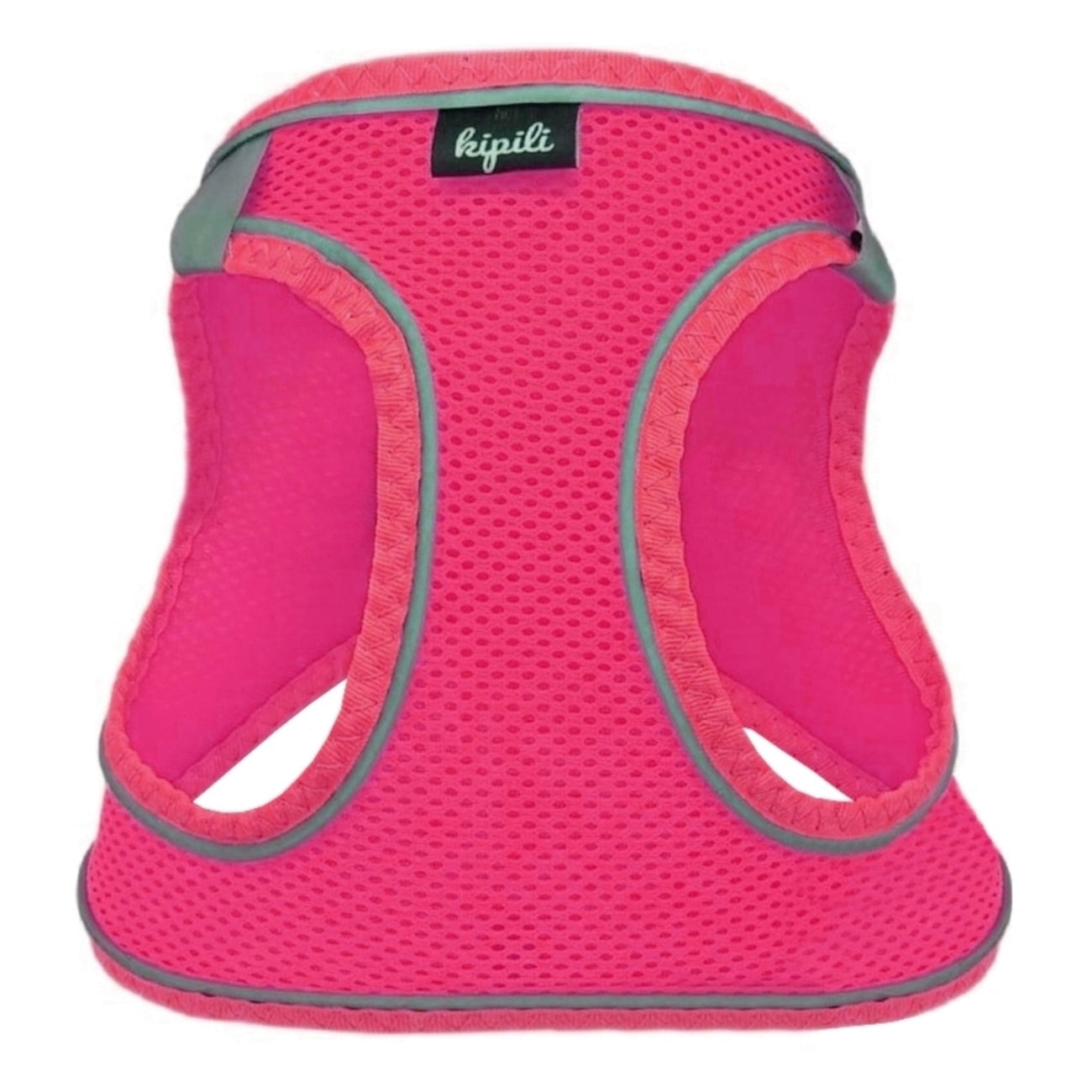 Üç Kilitli Sportif Kedi Köpek Göğüs Tasması 32-40 cm Medium Pembe