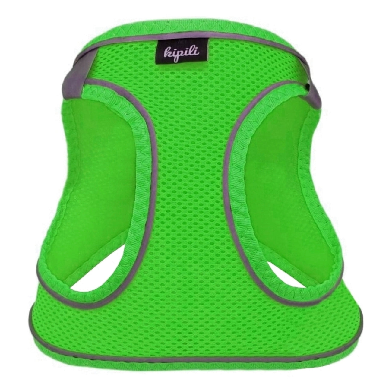 Üç Kilitli Sportif Kedi Köpek Göğüs Tasması 32-40 cm Medium Yeşil
