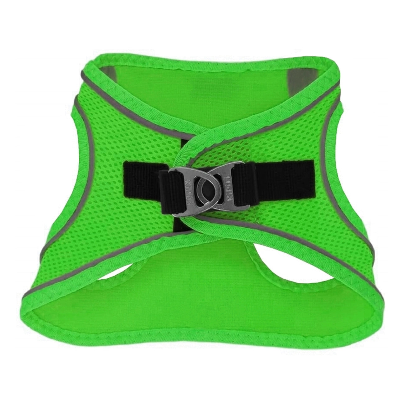 Üç Kilitli Sportif Kedi Köpek Göğüs Tasması 30-38 cm Small Yeşil
